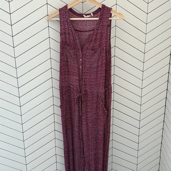 Anthropologie Lilka jumpsuit XS Small ikat modern bohemian - Picture 6 of 10